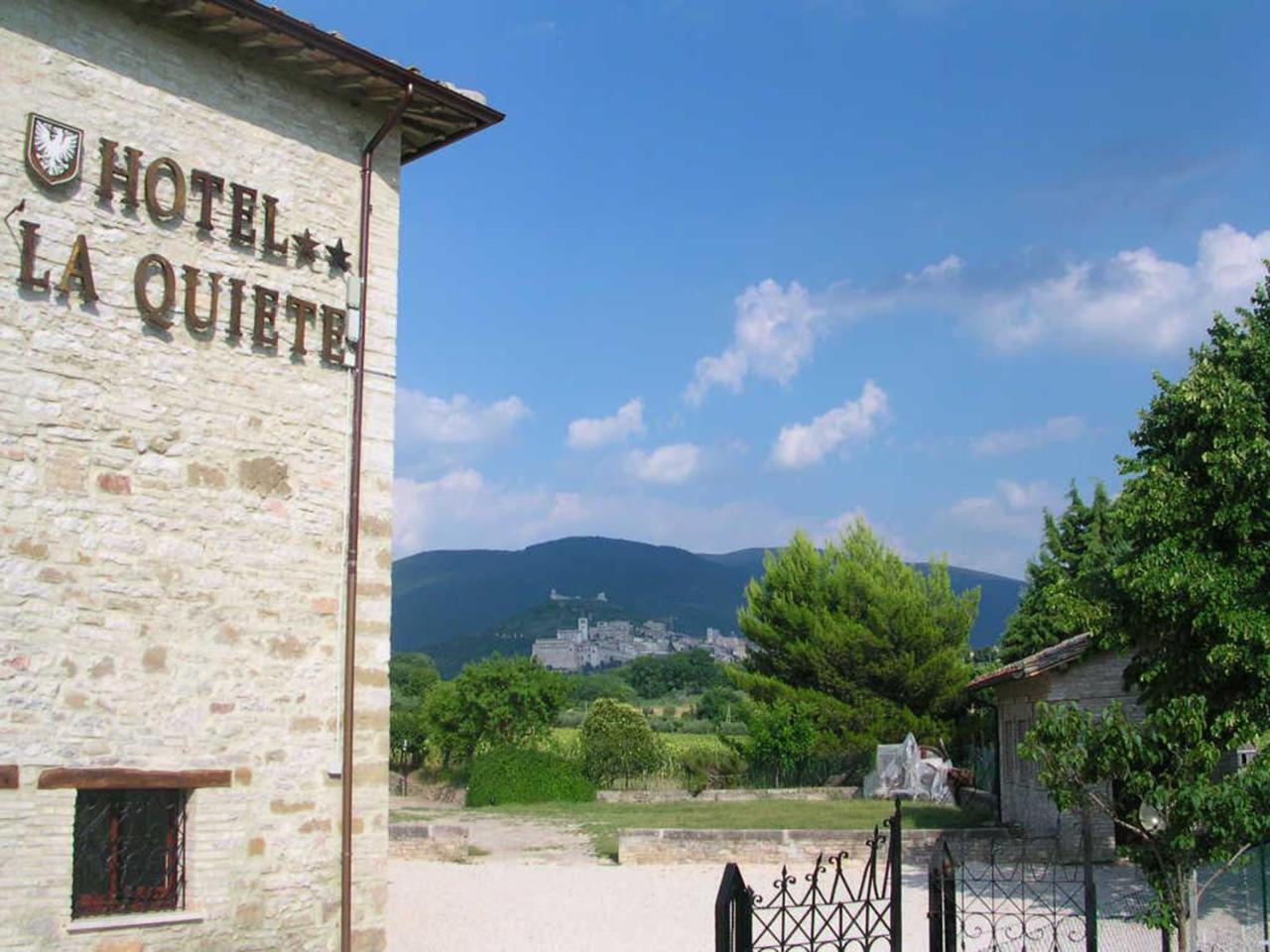 Hotel La Quiete Assisi Exteriör bild